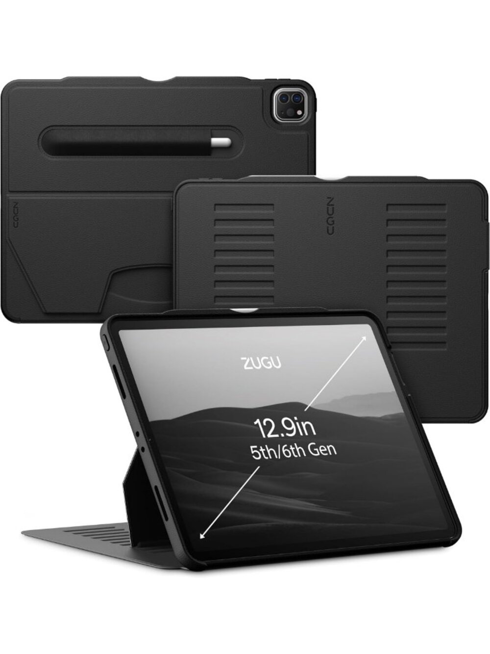 Stylish iPad Pro 12.9" Case - Slim, Protective Cover for 5th/6th Gen 2021/2022